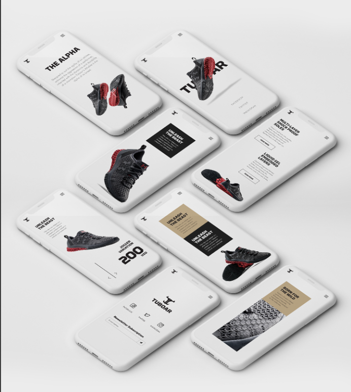Website design visual